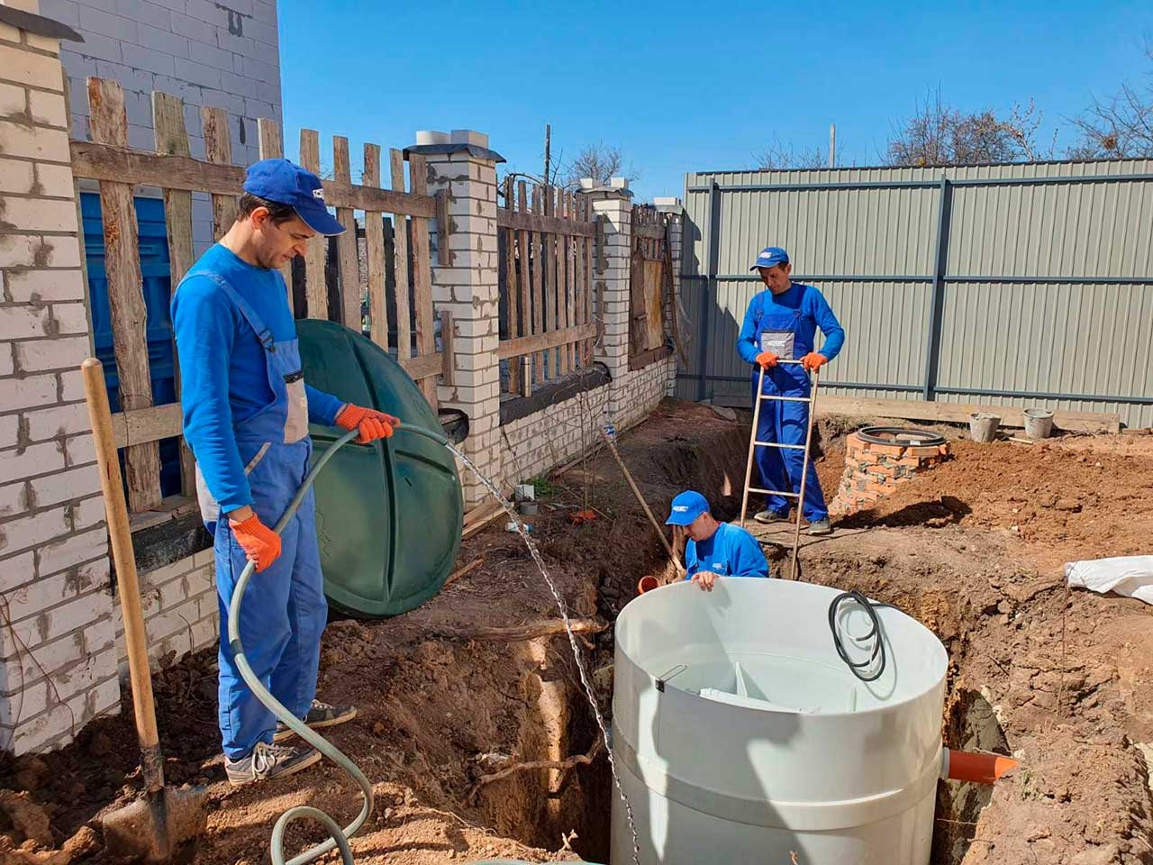 Монтаж очистных сооружений AQUATEC (14)